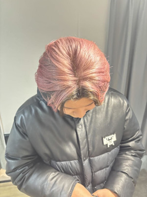 デザインカラー/レイヤーカット/ウルフカット/ハイライト