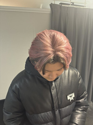 前髪デザインカラー/ハイトーンカラー/インナーカラー/中華街