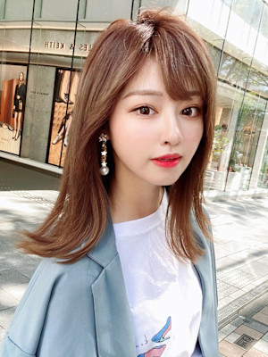 イメチェンウルフひし形シルエット外ハネボブ美髪ワンカール