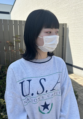 ブラックヘア/ボブスタイル【ARCH Emi】