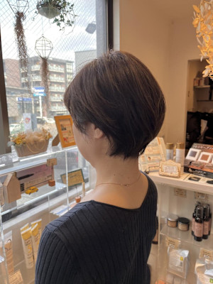 襟足改善ショート