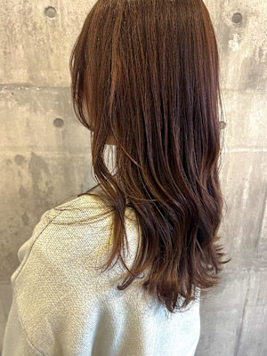 ミディアム／ピンクブラウン