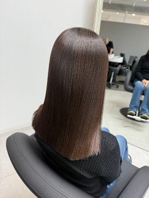 扱いやすさ抜群！✨ナチュラル縮毛矯正