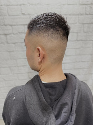ハイフェードかき上げバングショート