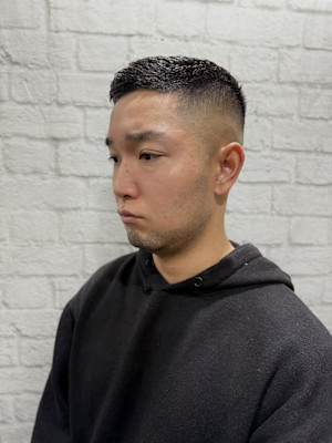 ハイフェードかき上げバングショート