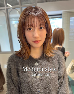 【星野指名】ナチュラルミディ×シースルーバング