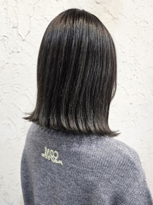 【Flor_戸塚】*切りっぱなしボブ＋グレージュ*