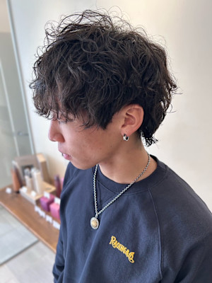 無造作パーマパーマ