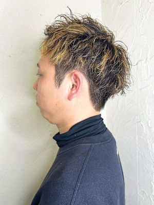 【Reir_下北沢】*メンズショート+ハイライト＋ツイスパ*