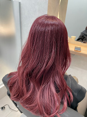 ボルドーピンク