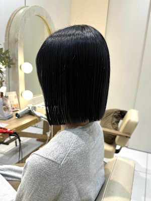 [aina]ブルーブラック/ブラック