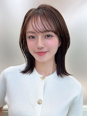 イメチェンウルフひし形シルエット外ハネボブ美髪ワンカール 