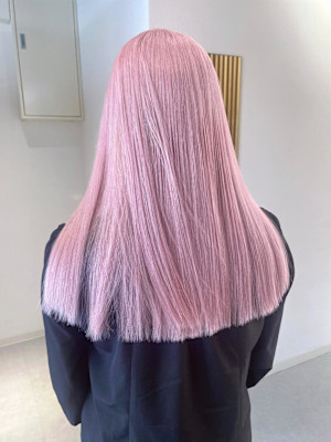 ケアブリーチ/ハイトーン/ピンクカラー/ペールピンク