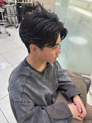 【メンズ】フェザーパーマ