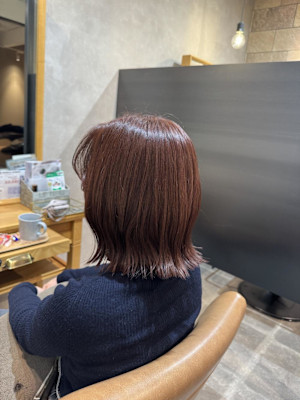 春に向けてピンクベージュ