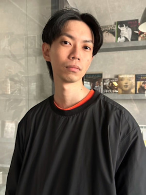 メンズショート ツーブロック センターパート 爽やか