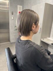 the透明感◎グレージュカラー