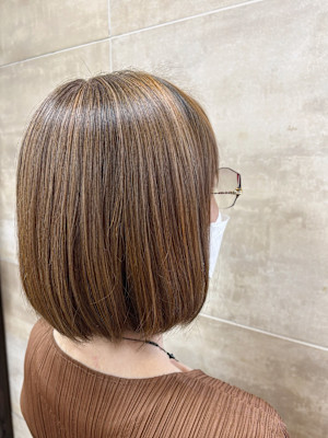 白髪ぼかしハイライト