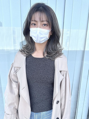 くびれミディアム×コントラストハイライト