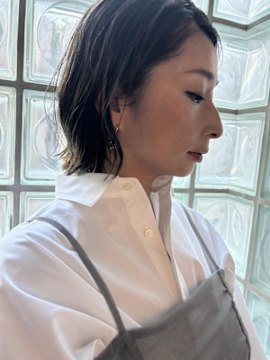 外はねミニボブ細かい細メッシュ