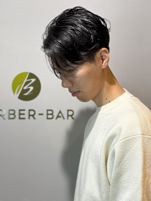 スタイリングが簡単ニュアンスパーマスタイル