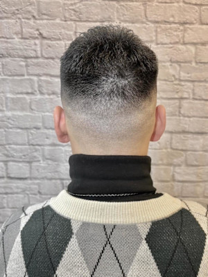 フェード＋アイロンパーマ