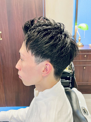 【30代 男性】ロンドンアップバング（大宮/バーバー）