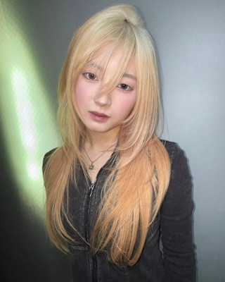 ブロンド　デザインカラー　ハイトーン　原宿/表参道