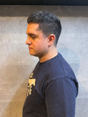 女性ウケ間違いなしのローフェードスタイル