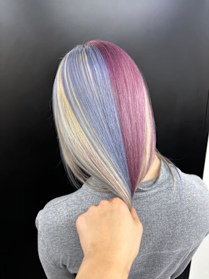 アンブレラカラー　デザインカラー　ハイトーン　原宿/表参道