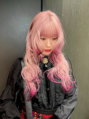 エンドカラー　デザインカラー　ハイトーン　原宿/表参道