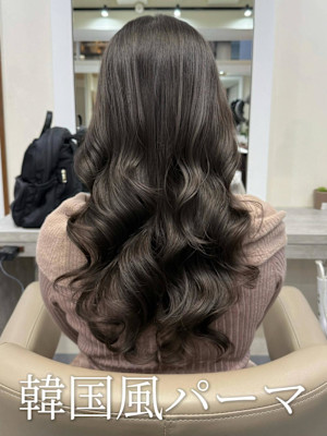 韓国風パーマ/コテ巻き風パーマ