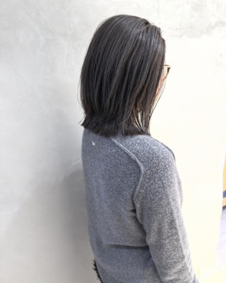 白髪ぼかし/レイヤースタイル