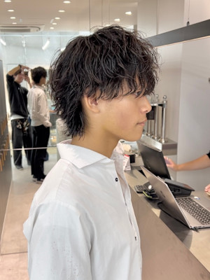 【爽太指名限定スタイル】波巻きツイストスパイラルパーマ