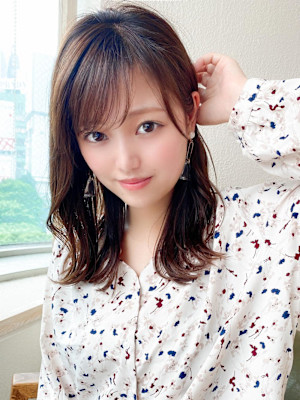 イメチェンウルフひし形シルエット外ハネボブ美髪ワンカール