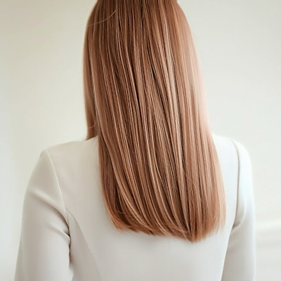 アプリコット/ケアカラー/髪質改善カラー/艶と透明感