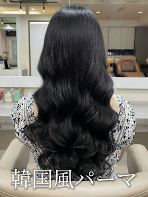 韓国風パーマ/コテ巻き風パーマ/レイヤーカット