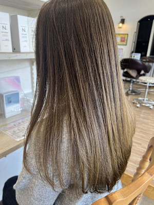 髪質改善／セミロング