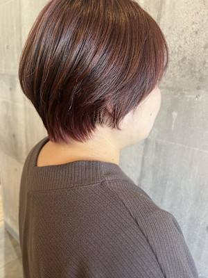 ショート／インナーカラー