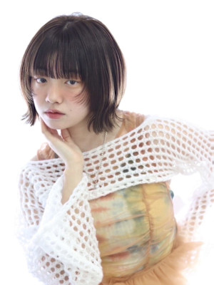 顔周りレイヤー×外ハネボブ＊20代/30代/40代