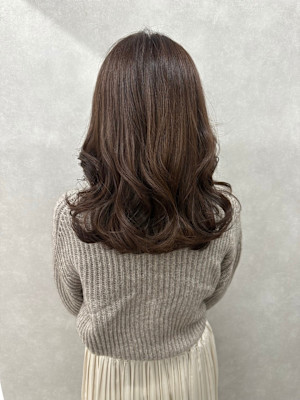 美髪髪質改善トリートメント/似合わせカット/フェミニンロング