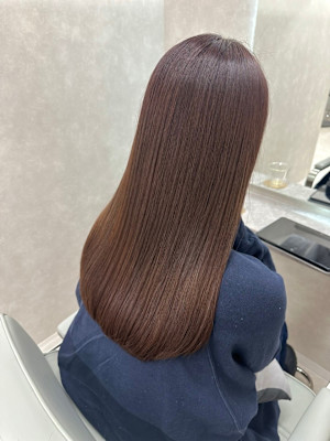 美髪髪質改善トリートメント/似合わせカット/フェミニンロング