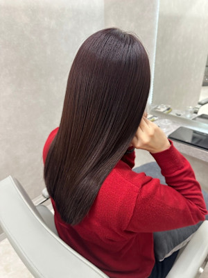 美髪髪質改善トリートメント/似合わせカット/フェミニンロング