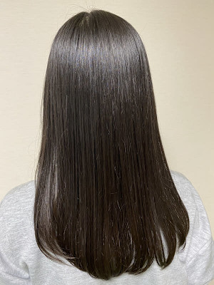 美髪ストレート矯正カラー