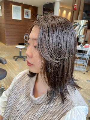 大人可愛いミディアムスタイル