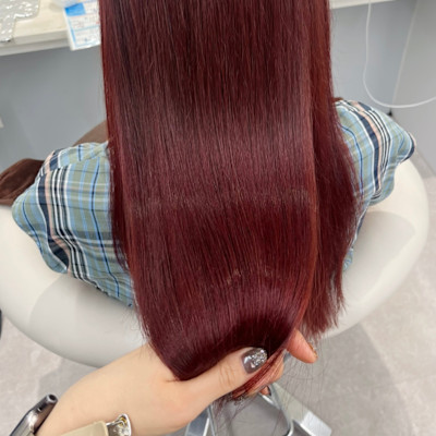 アプリコットレッド/赤髪/レッド/