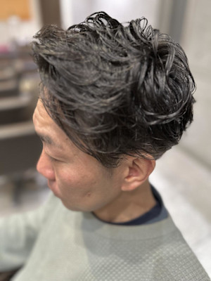 大人メンズパーマ