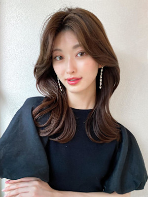 イメチェンウルフひし形シルエット外ハネボブ美髪ワンカール