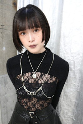 ステップボーンカットボブスタイル/イメチェン/美髪