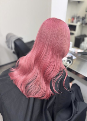 ピンクカラー / ハイトーン / 髪質改善